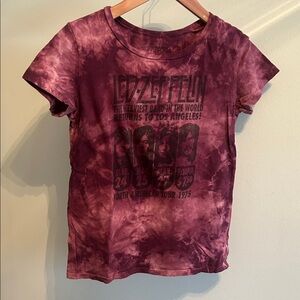 Led Zeppelin Women's Tie-Dye T-Shirt - Purple